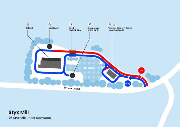 Image of map of EcoDrop Styx Mill