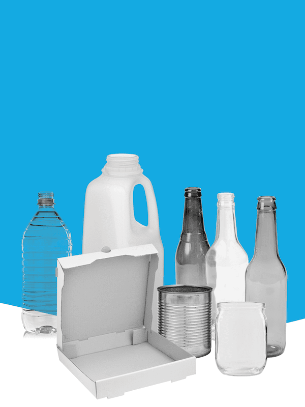 Picture of bottles that can be recycled