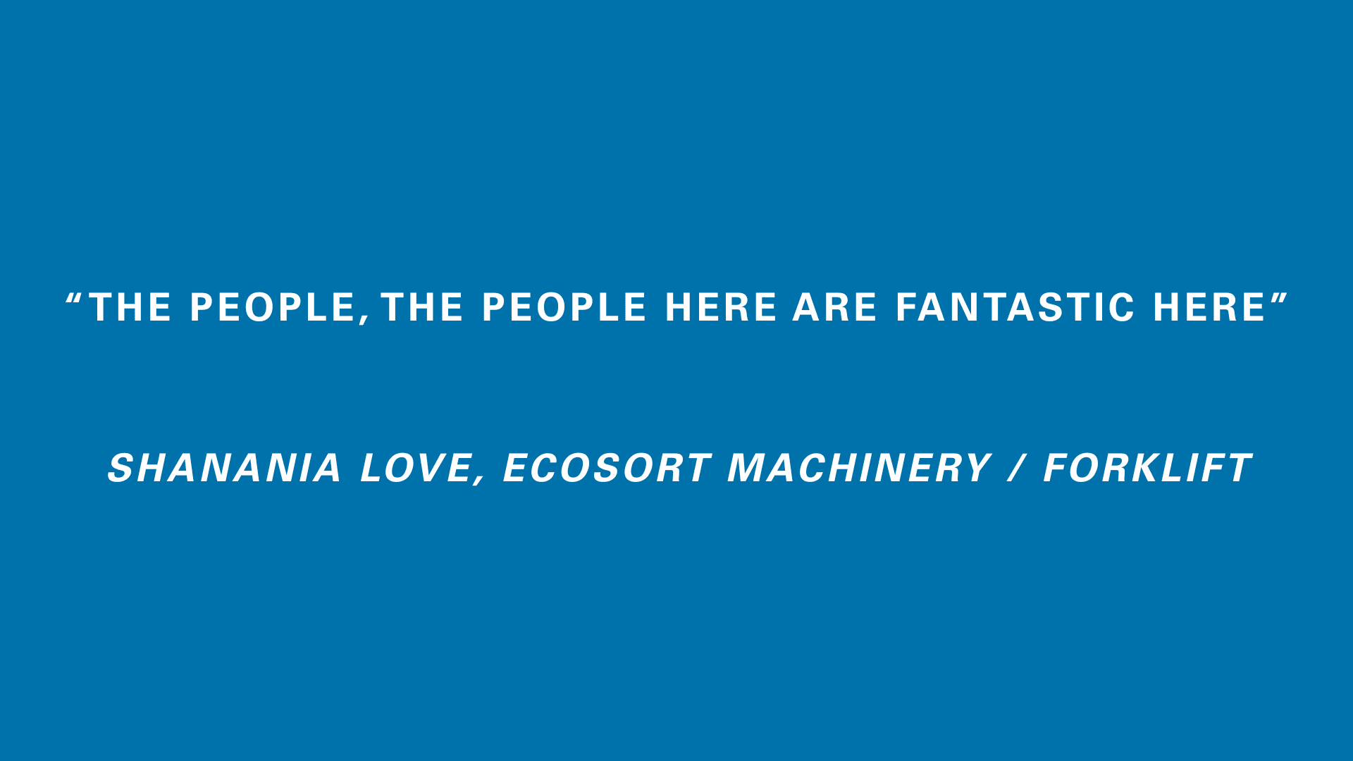 Employee testimonials 1